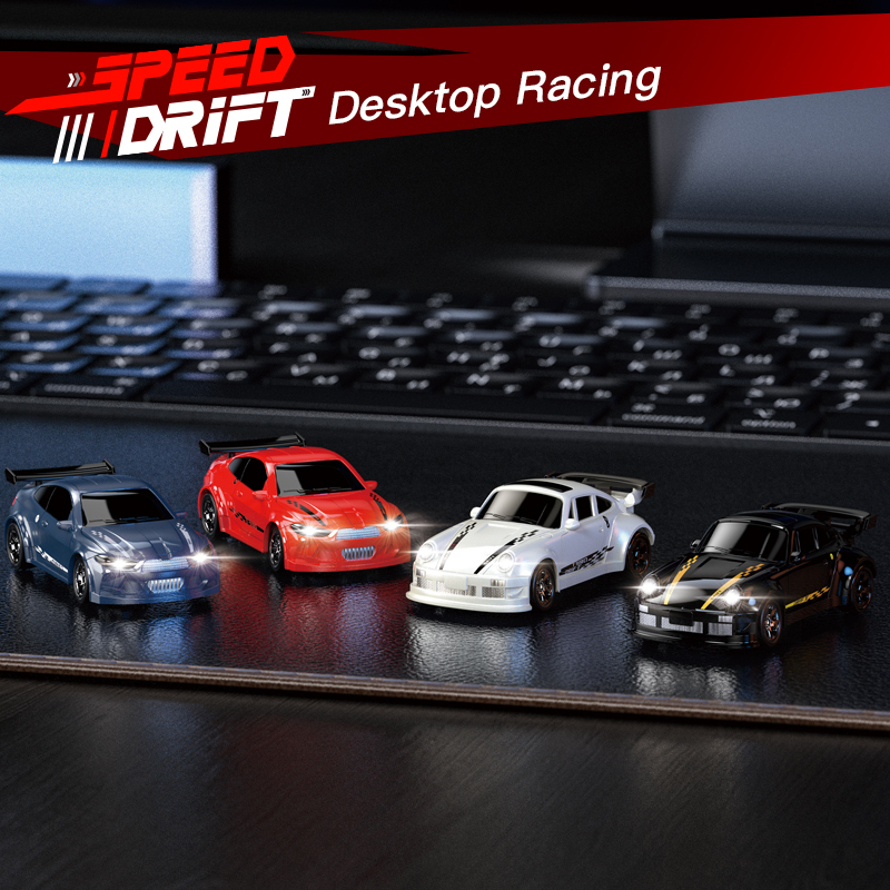 Rc Hobby Desk - 2026年新型Kf20 1:64ドリフトRCカー 四輪リモコンレーシングカー フルプロポーショナル デスク競技用おもちゃ 男の子向け理想的なギフト