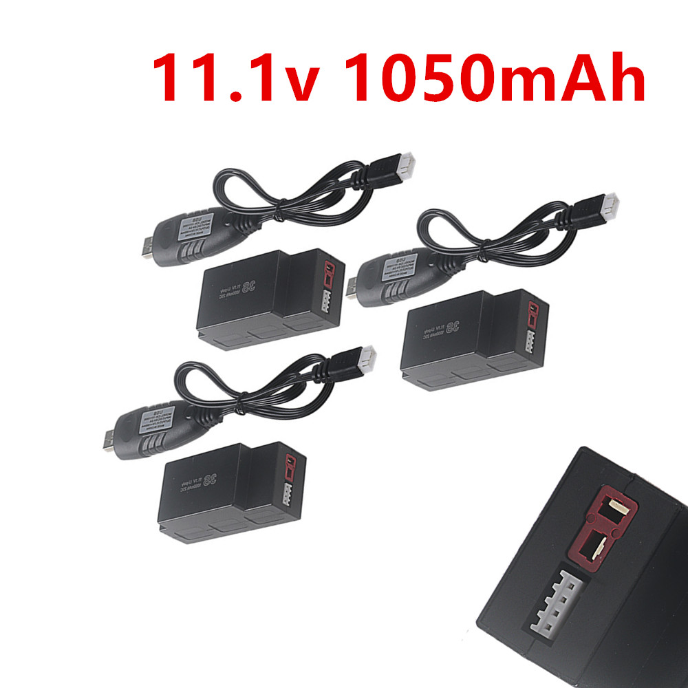 Rc Hobby Charger - 3s 11.1V 1050mAh 充電式リポバッテリーと USB 充電器