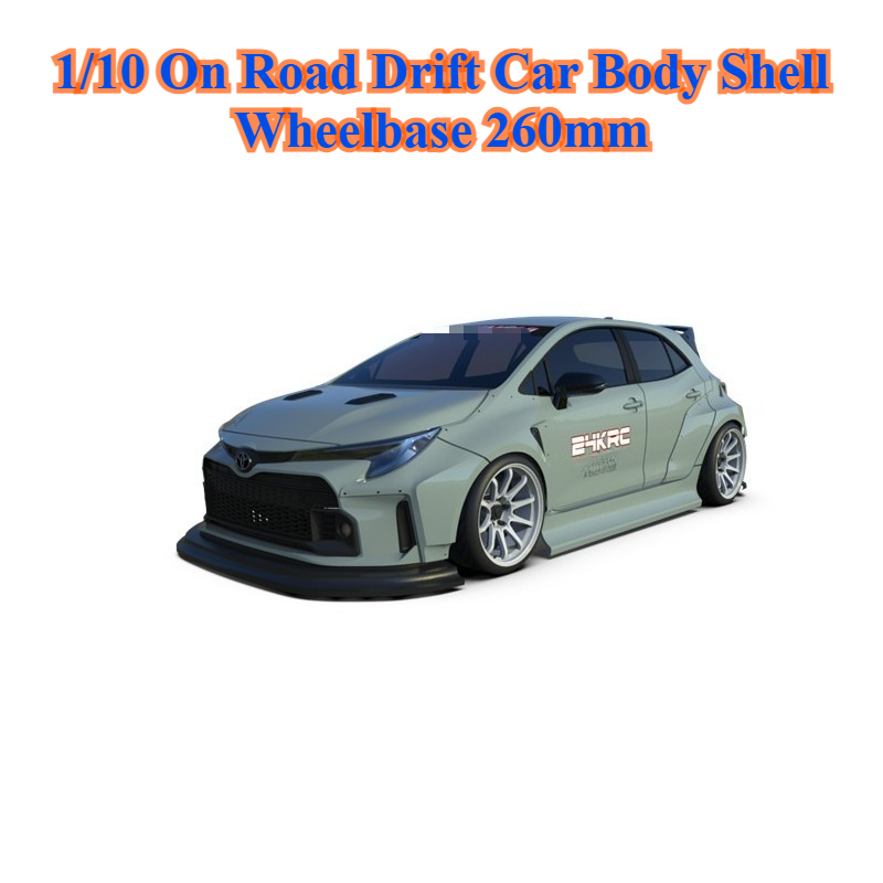 Rc Hobby Drift Car - 24KRC DPR用、1/10スケールのワイドボディ・ローシュル（低重心）アップグレードパーツ。サイズ調整可能で、ドリフトモデルカーの改造に最適。
