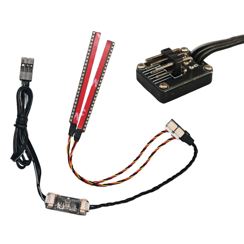 Rc Hobby Light - 5.0-8.4V RC モデルカースロットルレスポンシブライトバー A ピラー LED