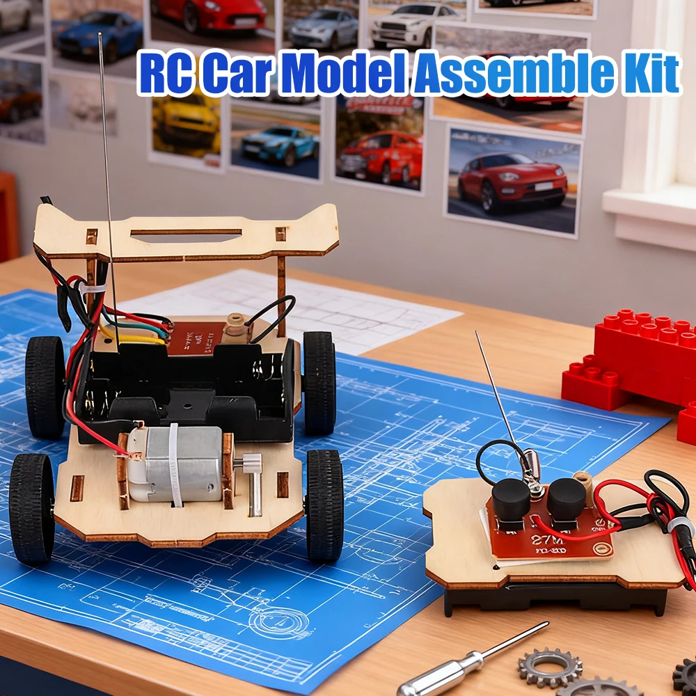 Rc Hobby Kit - DIY RC カーモデル組み立てキットミニ教育学習 STEM プロジェクト科学教育支援実験おもちゃ子供のためのギフト