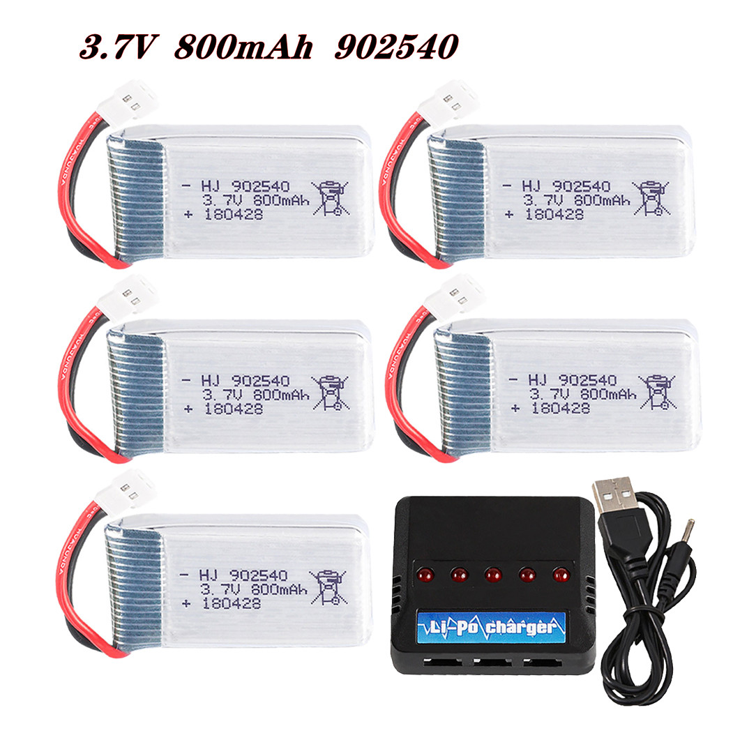 Rc Hobby Hub - 3.7V 800mAh 902540 25C リポバッテリー SYMA
