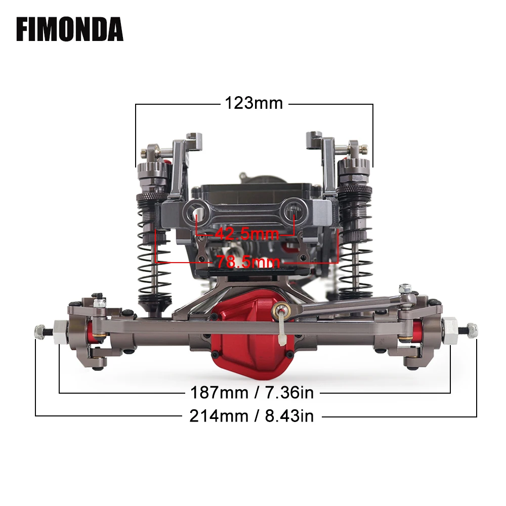Fimonda-rcクローラーメタルシャーシキット1/10  - Rc Hobby Kit のレビューと価格