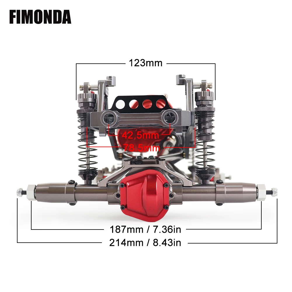 Fimonda-rcクローラーメタルシャーシキット1/10  - Rc Hobby Kit のレビューと価格