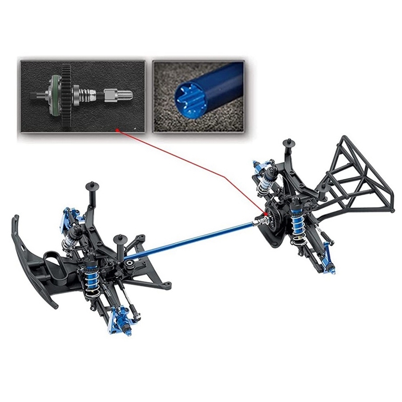 ABJL 3個入りメタル製リアセンタードライブハブ 6888 - Rc Remo Hobby のレビューと価格