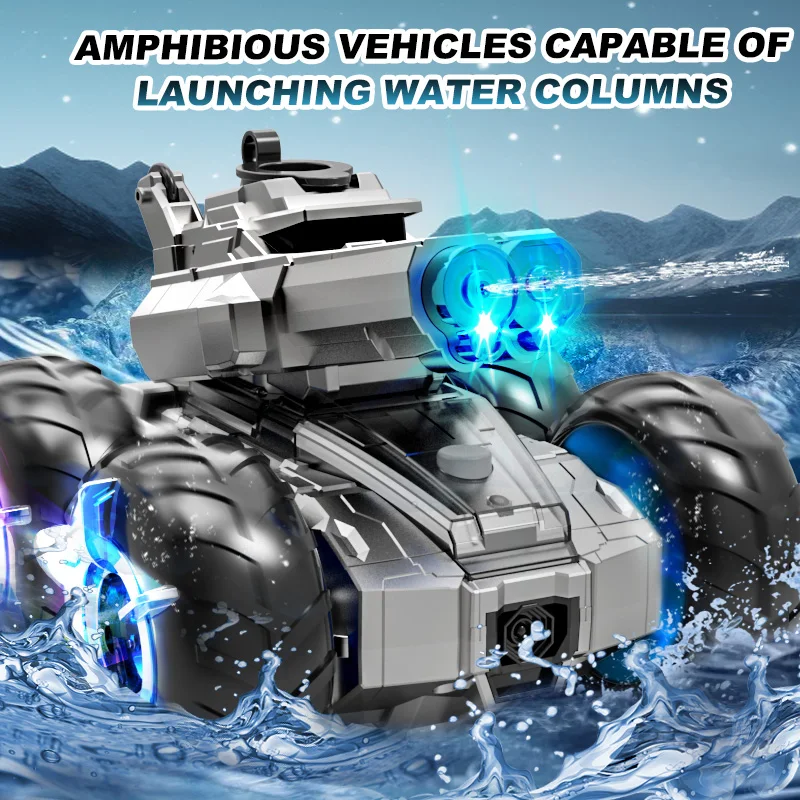 2.4Gデュアルコントロール水陸両用RC戦車おもちゃ、水鉄砲 - Rc Hobby Horizon のレビューと価格