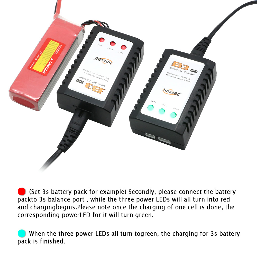 Imax B3 Pro 2-3S 充電器 7.4v 11.1 - Rc Hobby Charger のレビューと価格