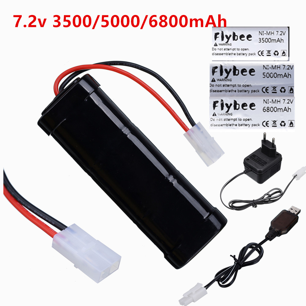新しい 7.2V バッテリー 5000/6800mAh Ni - Rc Hobby Hub のレビューと価格