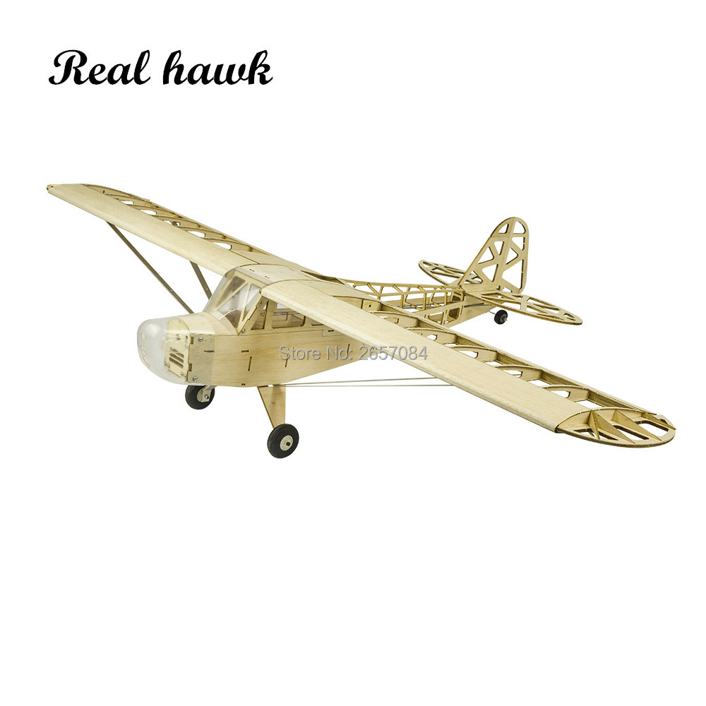 パイパーJ3カブ1200mm、バルサ材を使用したRC飛行機キ - Rc Hobby Kit のレビューと価格