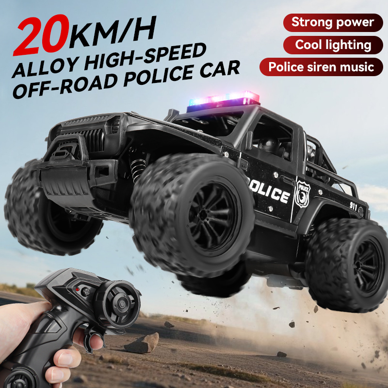 ZWN 1:16合金製高速オフロードパトカーRCカー、音楽サ - Rc Hobby Horizon のレビューと価格