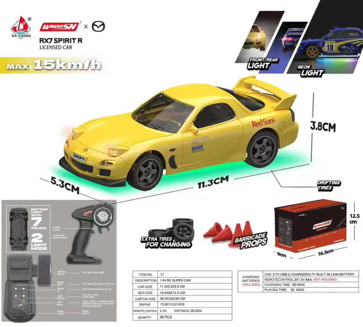 新しい QNM ミニ RC ドリフトカー M3 レースカーモ - Rc Hobby Desk のレビューと価格