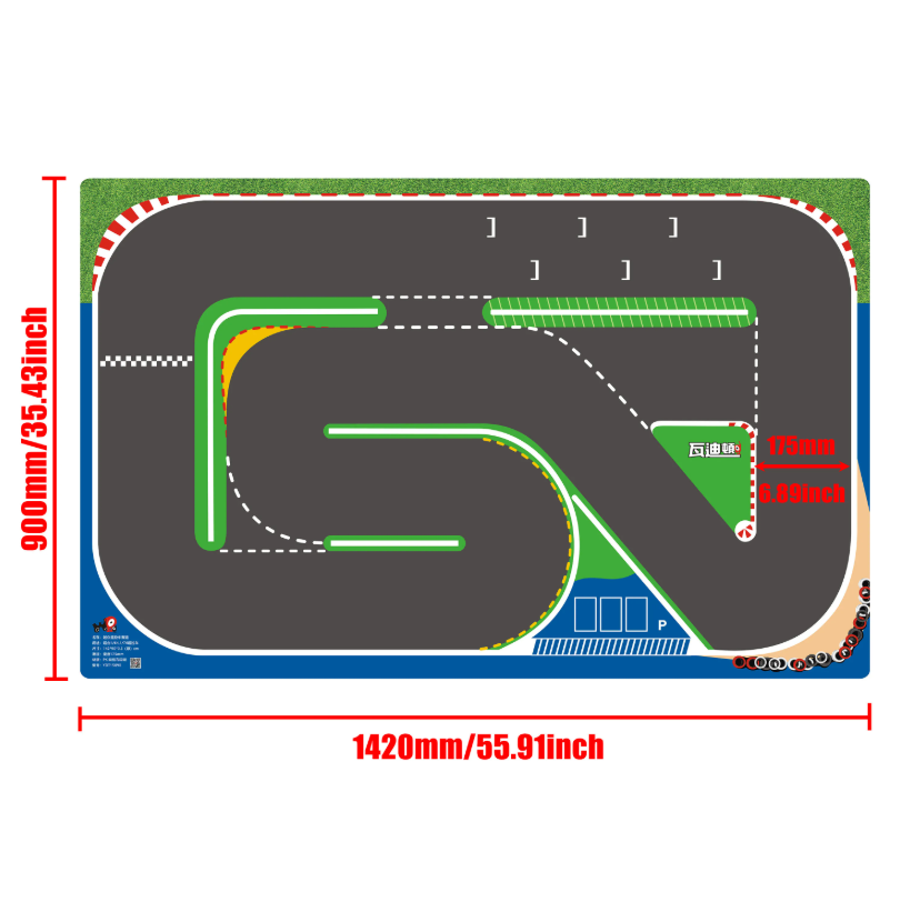 HSP 142x90cm 110x55cm ポータブルレース - Rc Hobby Desk のレビューと価格