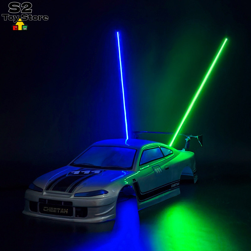 PYFORE LEDアンテナウィップライト マルチカラー発光 - Rc Hobby Light のレビューと価格
