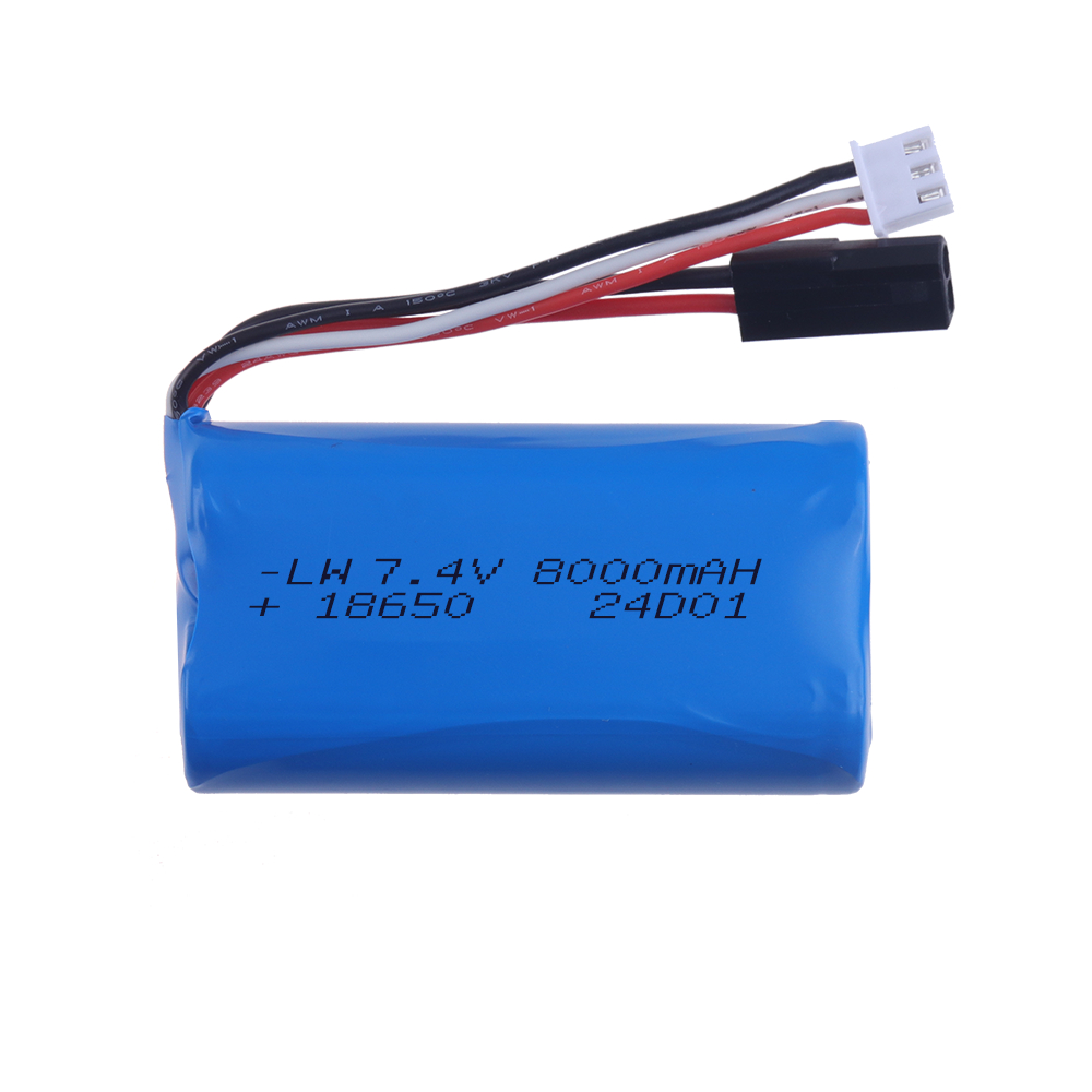 (5500 プラグ) 18650 7.4V 8000Mah  - Rc Hobby Hub のレビューと価格