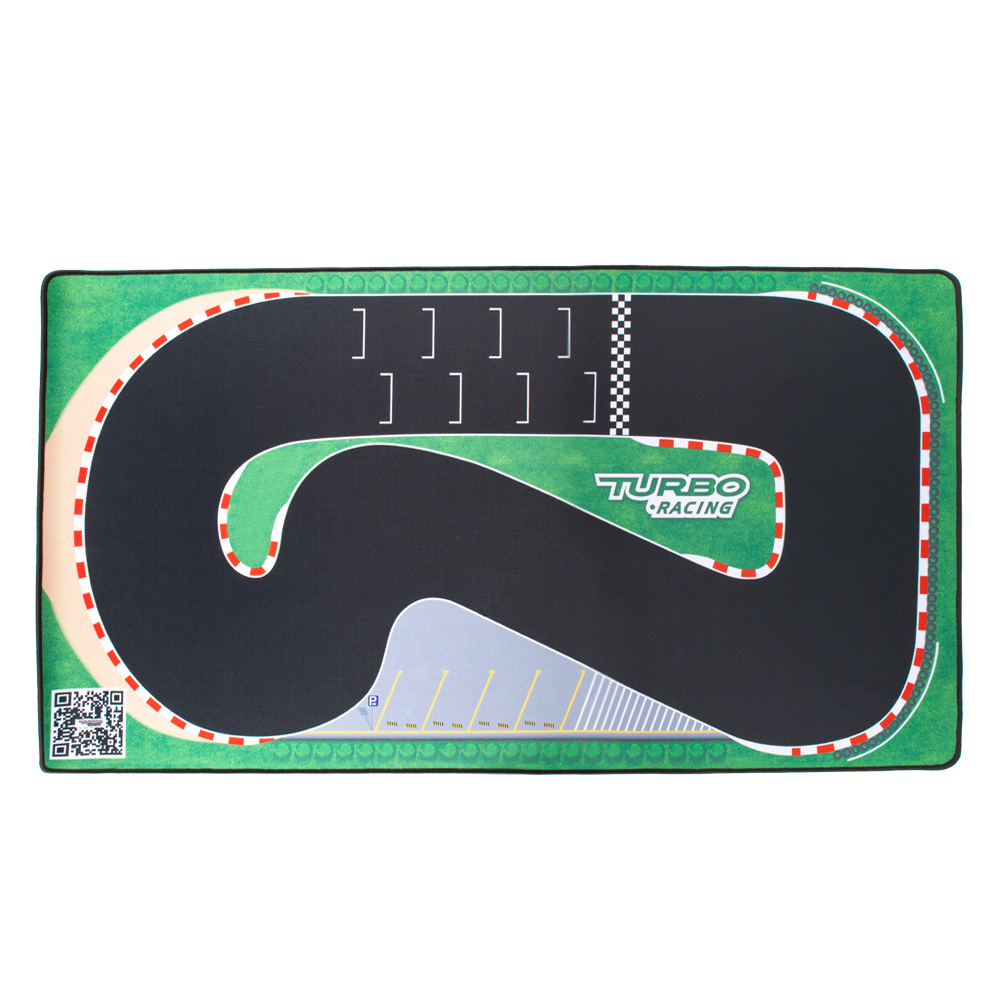 ポータブルターボレーシングマット160x90cm,180x8 - Rc Hobby Desk のレビューと価格