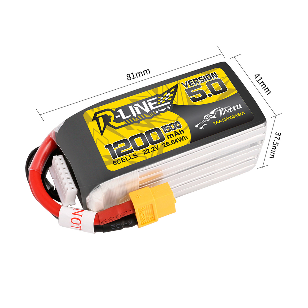TATTU R-LINE 5.0 22.2V 1200mAh - Rc Hobby Line のレビューと価格