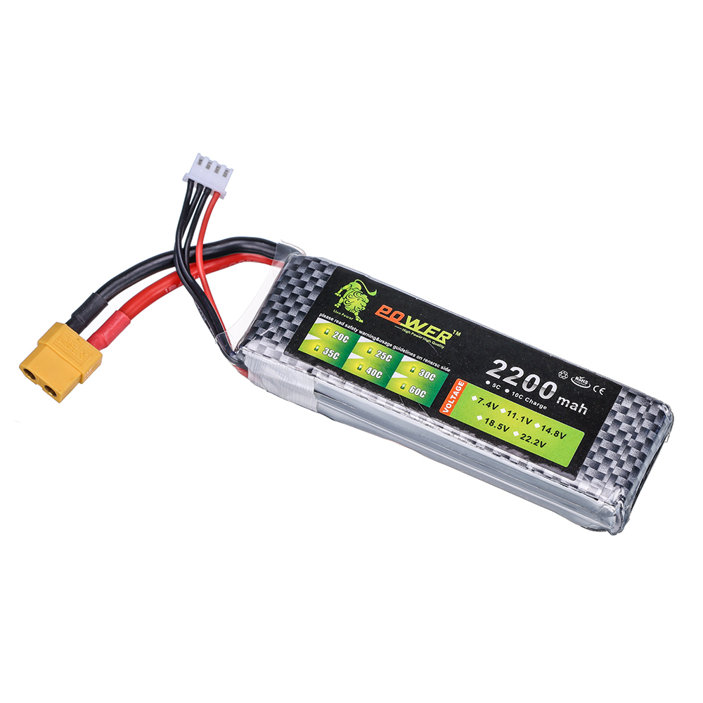 3S 11.1V 2200mAh 35C リポバッテリー T - Rc Hobby Hub のレビューと価格