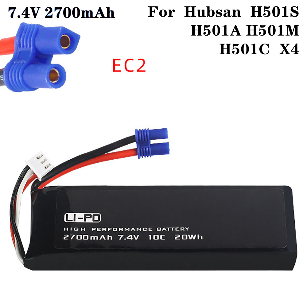 7.4V 2700mAh 10C オリジナルバッテリー Hu - Rc Hobby Hub のレビューと価格