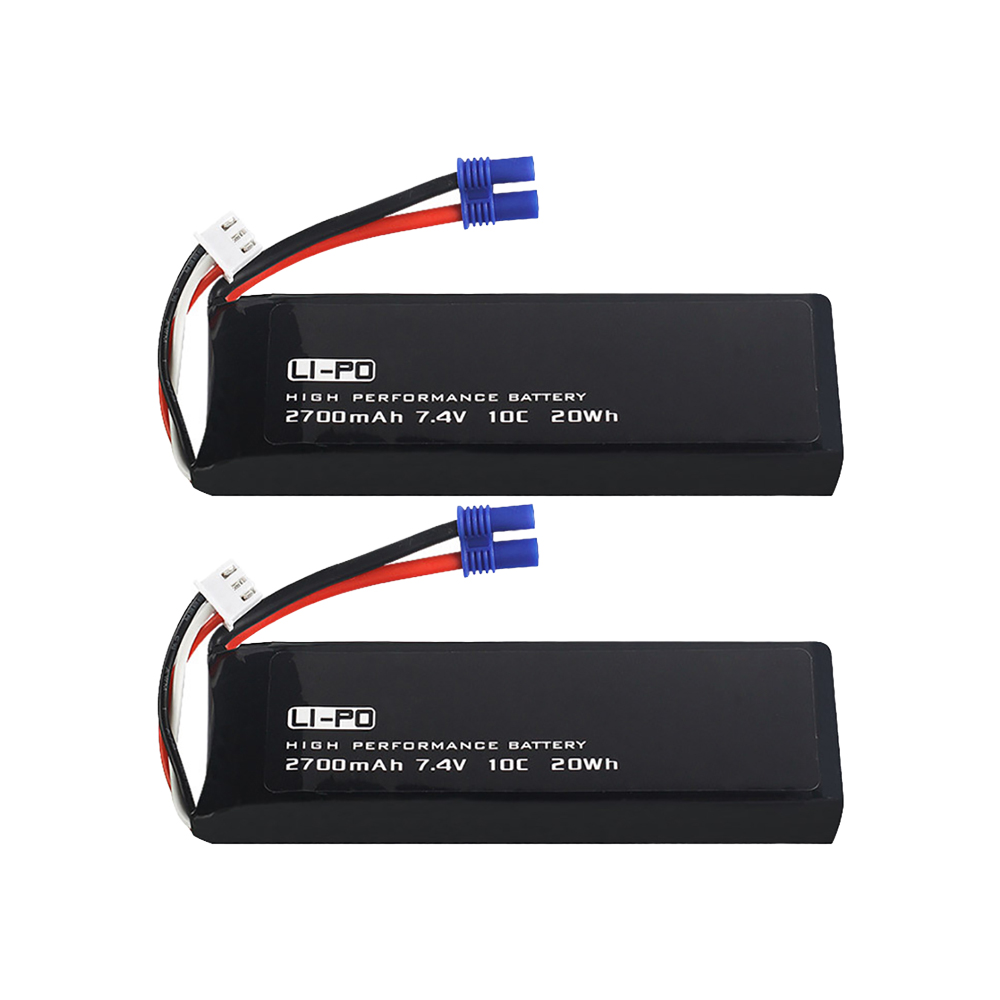 7.4V 2700mAh 10C オリジナルバッテリー Hu - Rc Hobby Hub のレビューと価格