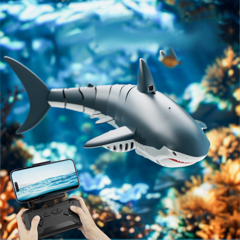 2.4Gリモコン操作のサメ型おもちゃ、4K HDカメラ搭載、 - Rc Submarine Water のレビューと価格