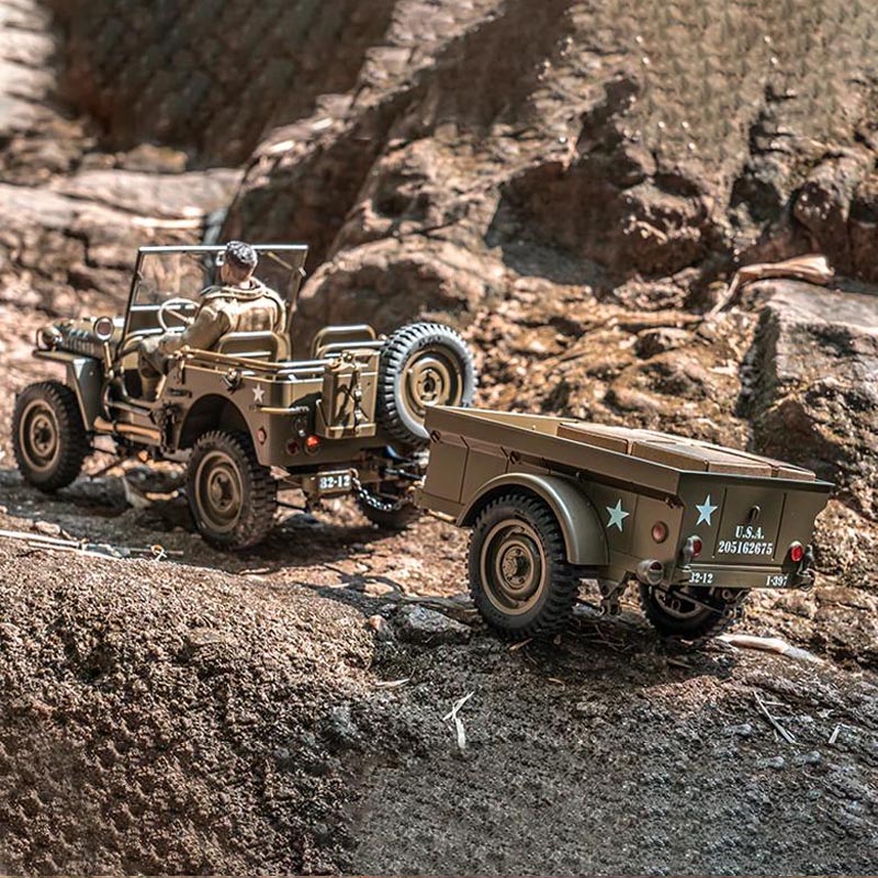 FMS 1/12 C1167 キャンバスルーフウィリス MB - Rc Hobby & Maskinservice I Eskilstuna のレビューと価格