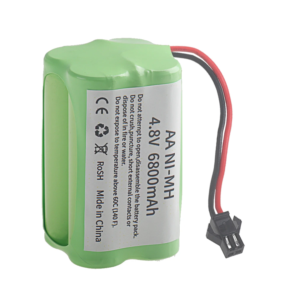 ニッケル水素電池 6800mAh 4.8V 4*AA バッテ - Rc Hobby Hub のレビューと価格
