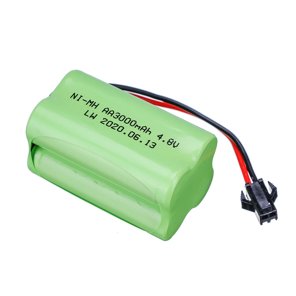 4.8V 3000mAh充電式バッテリーと充電器、RCボート - Rc Hobby Charger のレビューと価格