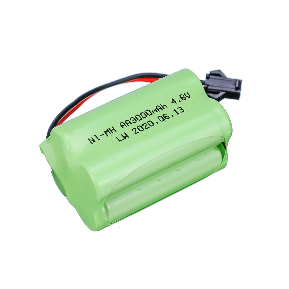 4.8V 3000mAh充電式バッテリーと充電器、RCボート - Rc Hobby Charger のレビューと価格