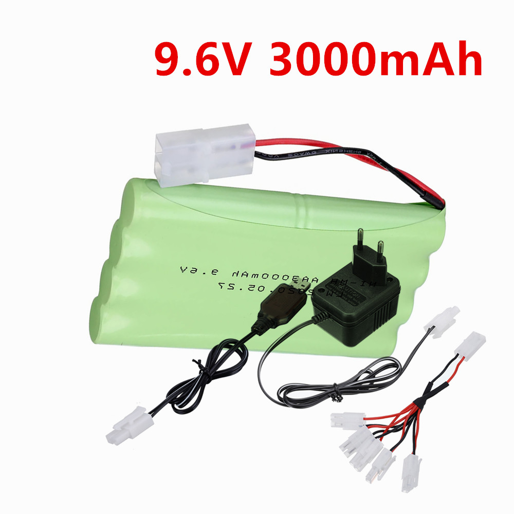 9.6V 3000mah NiMHバッテリーまたは9.6V充 - Rc Hobby Charger のレビューと価格